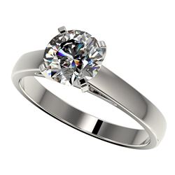 1.50 ctw Certified Quality Diamond Engagment Ring 10k White Gold