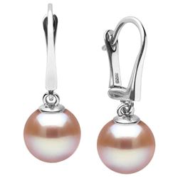 Elite Collection Pink Freshwater Pearl Dangle Earrings