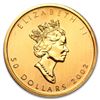 Image 2 : 2002 Canada 1 oz Gold Maple Leaf BU