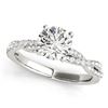 Image 2 : 1 ctw Certified VS/SI Diamond Solitaire Ring 14k White Gold