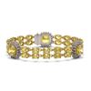 Image 1 : 15.95 ctw Citrine & Diamond Bracelet 14K Yellow Gold