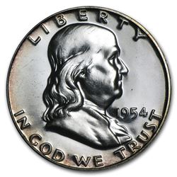 1954 Franklin Half Dollar Proof