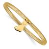 Image 1 : 14k Yellow Gold Cat Stretch Mesh Bracelet