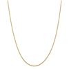 Image 1 : 14k Gold 1.50 mm Diamond-cut Rope with Chain Necklace - 24 in.