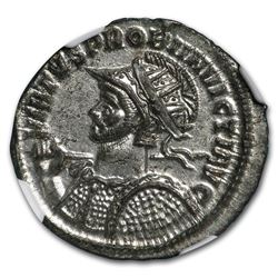Roman Silvered Bi Aurelianianus Emp. Probus 276-282 AD Ch MS NGC