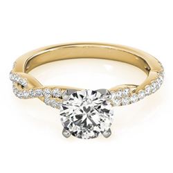 1 ctw Certified VS/SI Diamond Ring 18k Yellow Gold