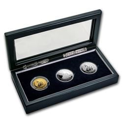 2018 Australia Swan 3-Coin Set BU/Proof