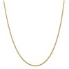 Image 1 : 14k Gold 2.00 mm Semi-Solid Chain Necklace - 20 in.