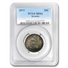 Image 1 : 1873 Liberty Seated Quarter MS-61 PCGS (Arrows)