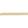 Image 1 : 14k Yellow Gold 5.25 mm Open Concave Curb Chain - 26 in.
