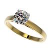 Image 1 : 1.07 ctw Certified Quality Diamond Engagment Ring 10k Yellow Gold