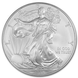 2008 1 oz Silver American Eagle BU