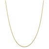 Image 1 : 10k Yellow Gold 1.5 mm Diamond-cut Rope Chain - 28 in.