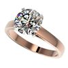 Image 1 : 2.50 ctw Certified Quality Diamond Engagment Ring 10k Rose Gold