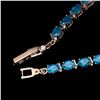 Image 3 : Natural Rare Brazil Neon Blue Apatite Bracelet