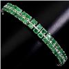 Image 1 : Natural Rich Green Emerald 102 Cts  Bracelet