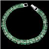 Image 2 : Natural Rich Green Emerald 102 Cts  Bracelet