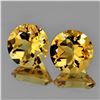 Image 1 : Natural Golden Yellow Citrine Pair{Flawless-VVS1}