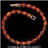 Image 1 : Natural Top Rich Orange Fire Opal 52.96 Ct Bracelet