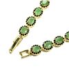 Image 3 : Natural Columbian Green Emerald Black Spinel Bracelet