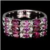 Image 1 : Natural  Marquise Rhodolite Garnet  5x2.5 MM Ring