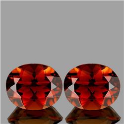 NATURAL CHAMPAGNE IMPERIAL TOPAZ Pair 11x9 MM