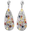 Image 1 : Natural Marquise  MULTI COLOR SAPPHIRE Earrings