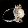Image 3 : Natural Pearl & Ruby Ring