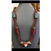 Image 1 : Tibet Natural Stone Tribal Queen Royal Necklace