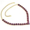 Image 4 : NATURAL AAA PURPLE AMETHYST &  RUBY NECKLACE