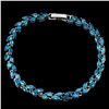 Image 1 : Natural Rare Brazil Neon Blue Apatite Bracelet