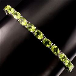 Natural Top Rich Green Peridot 69 Carats Bracelet