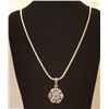 Image 1 : SPARKLING SKY BLUE TOPAZ PENDANT.