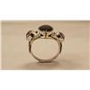 Image 2 : STUNNING BLACK ONYX AND HERKIMER DIAMOND RING