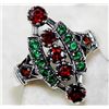 Image 1 : BEAUTIFUL 1 CT TSAVORITE GARNET RING