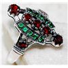 Image 2 : BEAUTIFUL 1 CT TSAVORITE GARNET RING