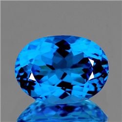 NATURAL AAA SWISS BLUE TOPAZ 14x10 MM - Flawless