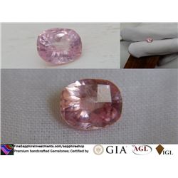 Padparadscha Sapphire, unheated, premium GIA 1.77 ct