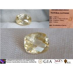 Yellow Sapphire, unheated, premium cut | IGL 1.863 ct