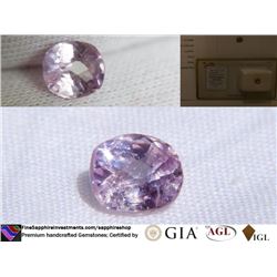 Pink Sapphire, unheated, premium cut | AGL 1.12 ct