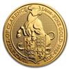 Image 1 : 2018 Great Britain 1/4 oz Gold Queen's Beasts The Bull