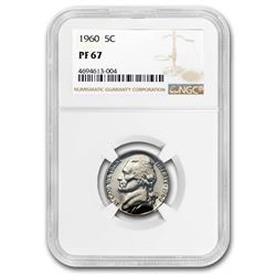 1960 Jefferson Nickel PF-67 NGC