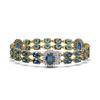 Image 2 : 19.3 ctw London Topaz & Diamond Bracelet 14K Yellow Gold