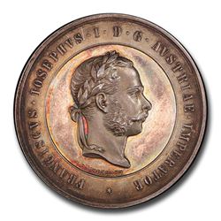 Austria AR Medal Franz Joseph I Late 19th Century SP-63 PCGS