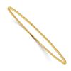 Image 1 : 14k Yellow Gold Beaded Slip On Bangle
