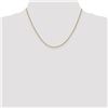Image 2 : 14k Gold 1.5 mm Anchor Link Chain Necklace - 18 in.