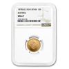 Image 1 : 1878 Dem Spain Gold 10 Pesetas Six Pointed Star MS-67 NGC