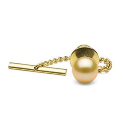 Golden South Sea Pearl Tie Tack, 9.0-10.0mm