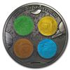 Image 1 : 2019 Fiji 1/2 Kilo Antique Silver Titans of Spaceflight