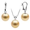 Image 1 : Golden South Sea Classic Pendant and Dangle Earring Set